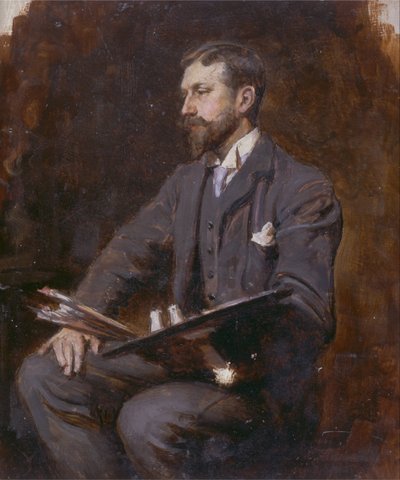 Self-Portrait by Herman Gustave Herkomer